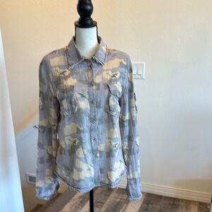 DANANG CAMO BUTTON UP SHIRT